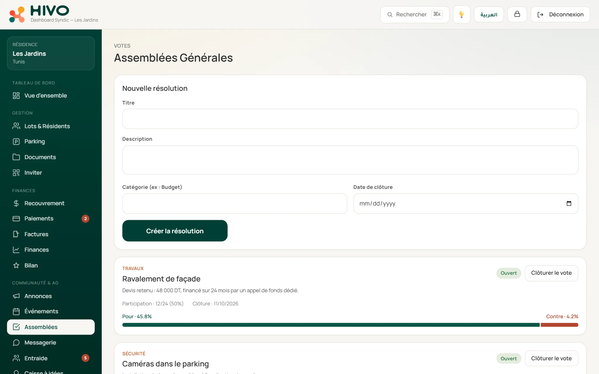 Des assemblées qui votent en ligne