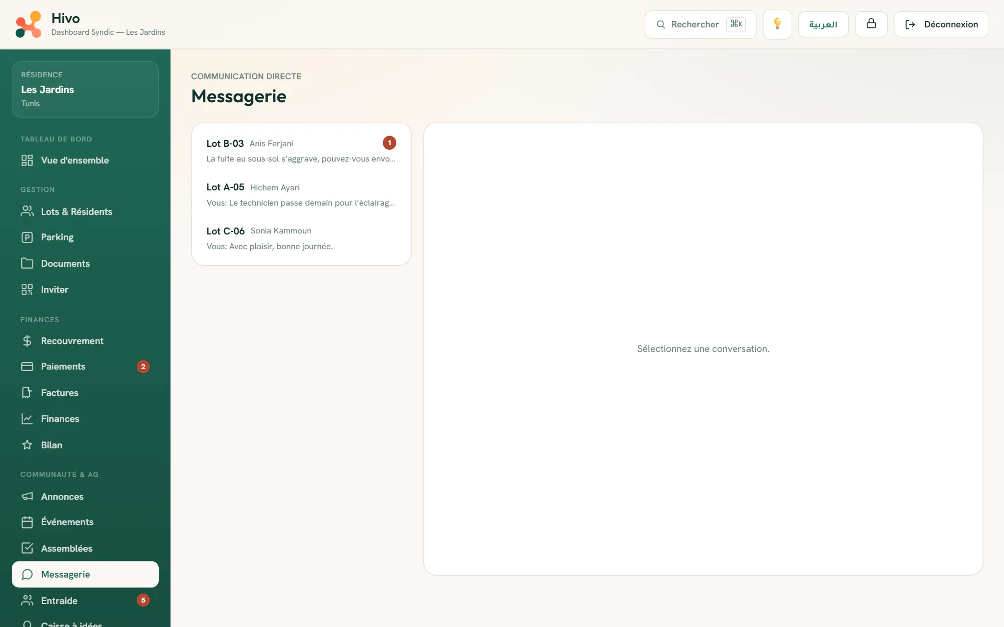 Messagerie